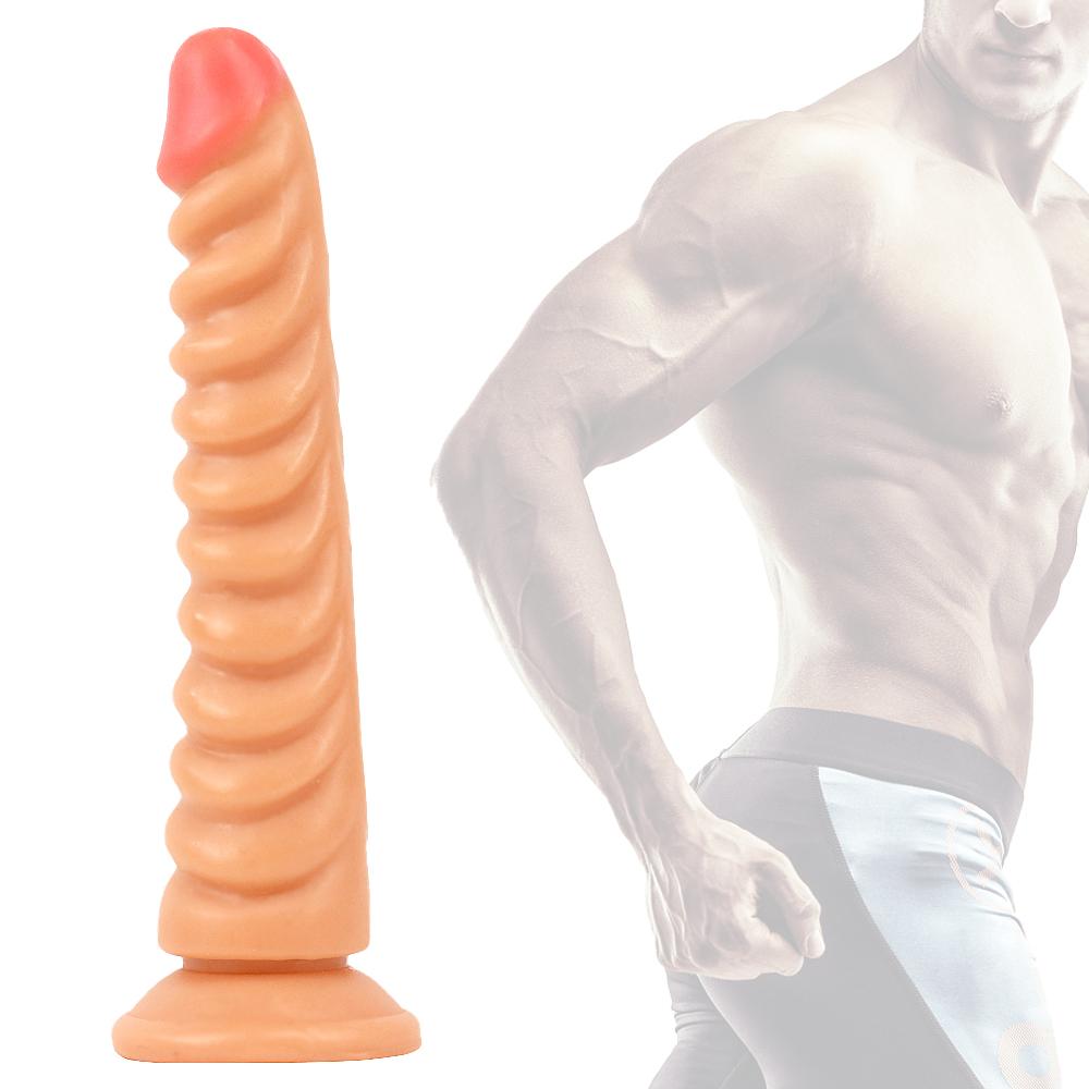 Dildo Black Thread Simulation Sex Toy Large Penis with Suction Cup Female Masturbation Anal Sex Toy Dildo Adult Product