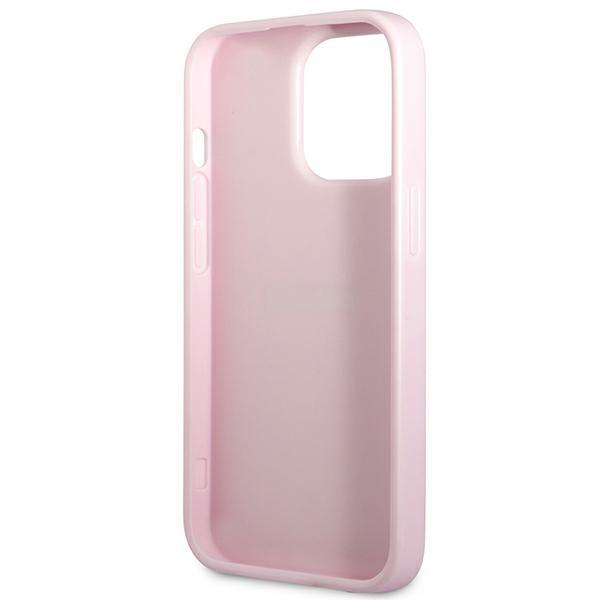Guess Guhcp13Lpsasbpu Iphone 13 Pro / 136,1 Fioletowy/Purple Saffiano Hot Stamp & Metal Logo