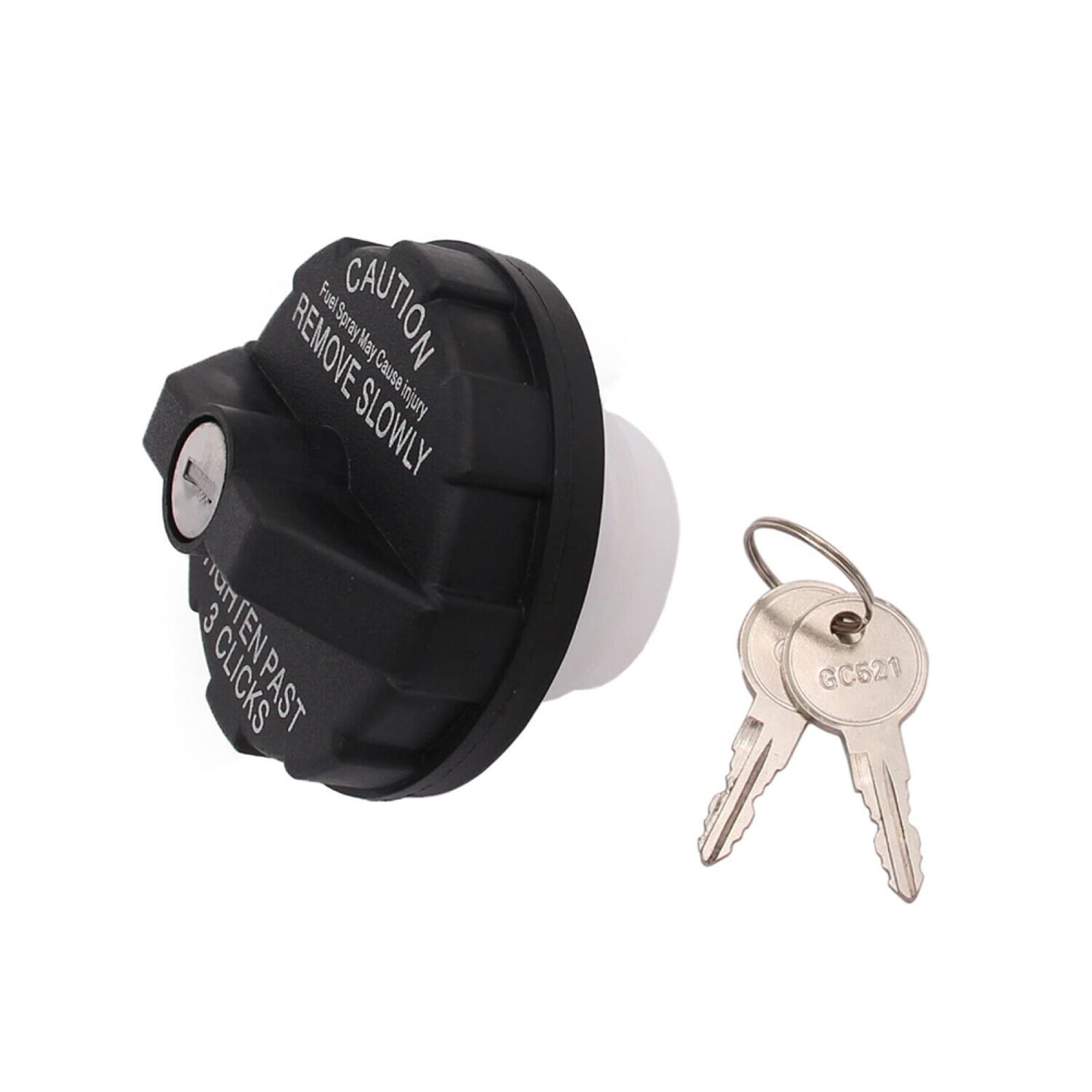 

Jeep Wrangler (TJ) Grand Cherokee Black Locking Fuel Gas Tank Cap 1 Set