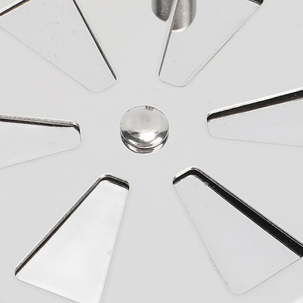 Lüftungsgitter-Platte Leichter Griff Runde Lamellen-Lüftungsabdeckung Fördert Luftzirkulation Spiegelpoliert Rostfrei für Yacht