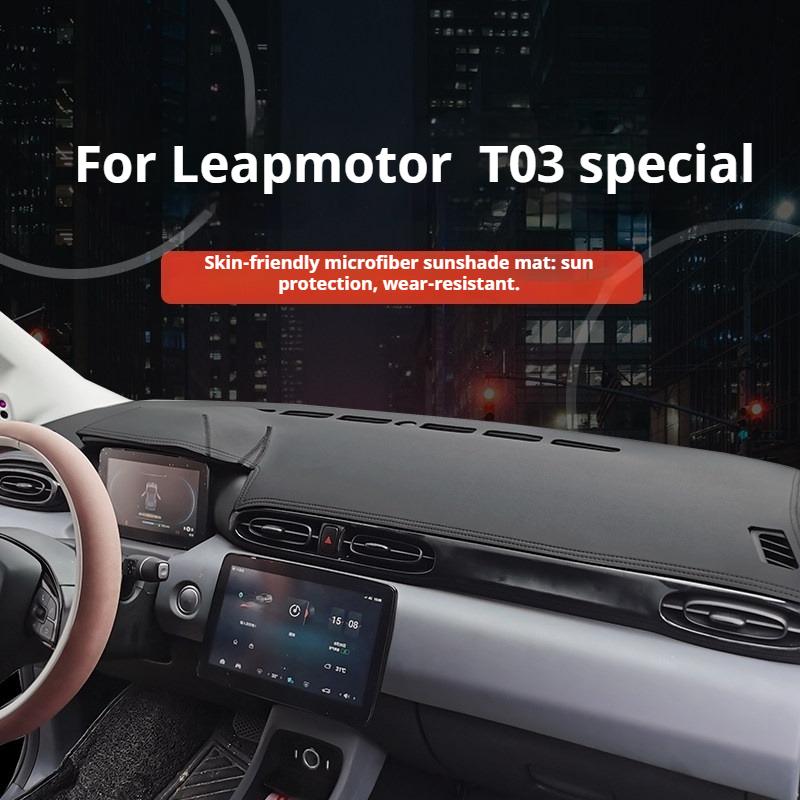 Für Leapmotor T03 Auto Armaturenbrett Sonnenschutzmatte Innenraum Sonnenschutz Wärmeisolierung Blendschutz Sonnenschutzmatte