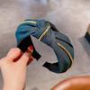 Solid Frabric Knot Headbands For Women Girls Wide Side Hairbands Hair Hoop Fashion Headdress Female Head Bands Hair Accessories