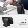 SUTENI H17 For iPhone 12/12 Pro Magnetic Case Cross Texture Leather Phone Back Cover with Detachable Card Bag