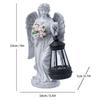 Solar Powered Angel Garden Statue Outdoor Decor Yard Patio Lawn Night Lighting