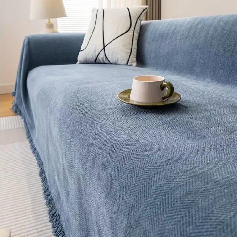 

Новый чехол для дивана с узором «елочка», чехол для диванной подушки Four Seasons, универсальный высококачественный чехол для всего дивана, универсальное одеяло 180*130cm