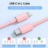 Xiaomi 4 Pack Charger Fast Charging,USB C Wall Charger, 20W Type C Wall Charger Block with 6FT USB C To L Cable For iPhone 17 For iPad