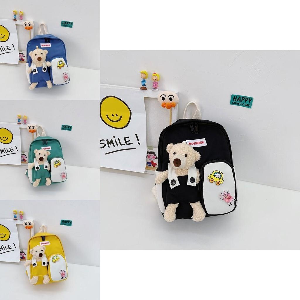 Charming Animal Design Boy's Backpack Durable Nylon Medium-sized Travel Backpack For Kids