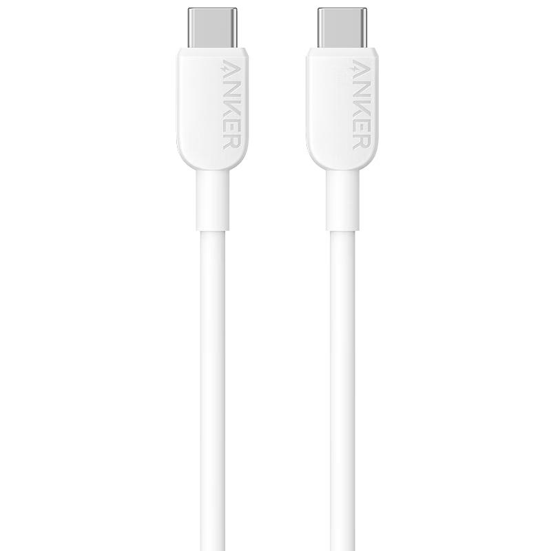 Быстрый зарядный кабель Anker с двумя разъемами Type-C 0.9m
