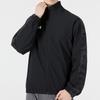 Under Armour Regular Wave Pattern Logo Sports Stand Collar Woven Jacket Men jackets Black 22500401-001