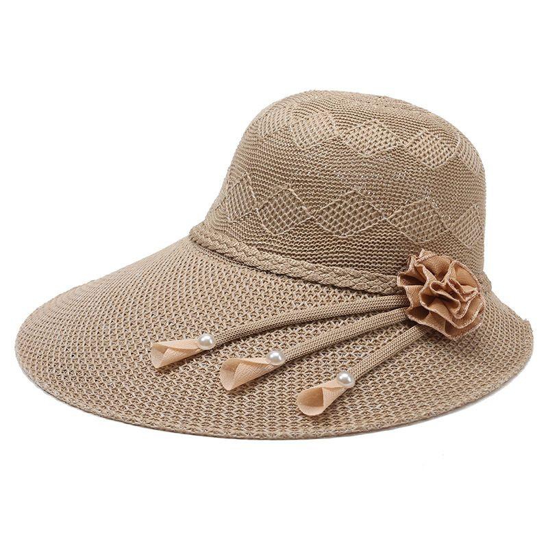 Vasaras liela salmu cepure sievietēm Moderna un daudzpusīga ceļojumu aizsardzība pret sauli un saulessarga cepure Ikdienas pludmales baseina cepure