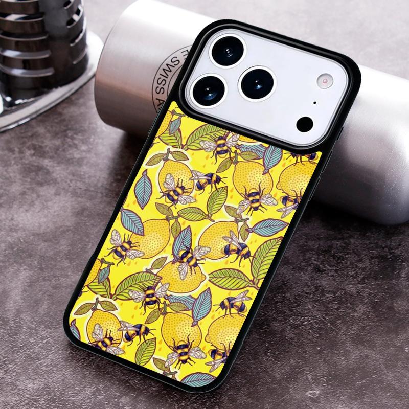 Bees Phone Case For iPhone 17 16 15 14 13 12 11 Pro Max Plus 17Air Soft Silicone Cover