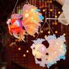 Colorful Fish Lanterns Autumn Festival Chinese Paper Lantern Handmade DIY Fish Lantern Mid-autumn Party Hanging Paper Lanterns