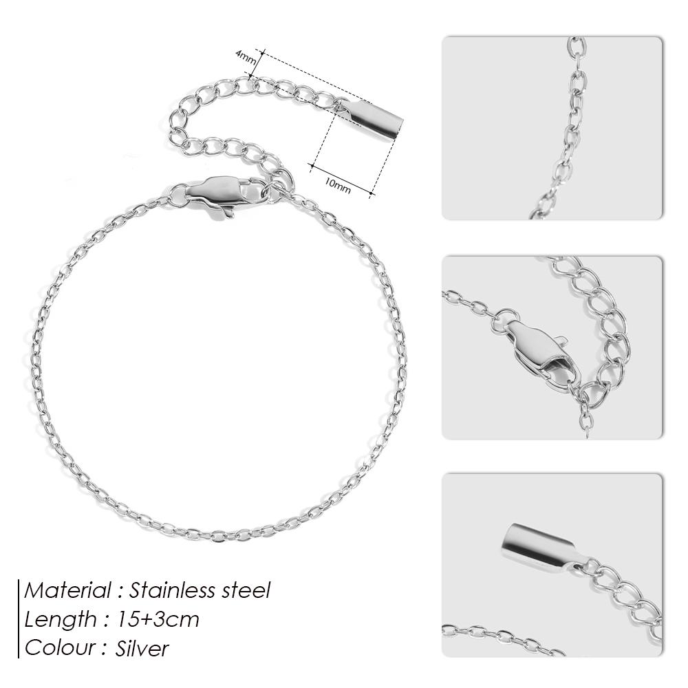EManco Classic Fine Chain Gold-Plated Women s Bracelet Stainless Steel Upgraded Lobster Clasp Adjustable Minimalist Dropshipping