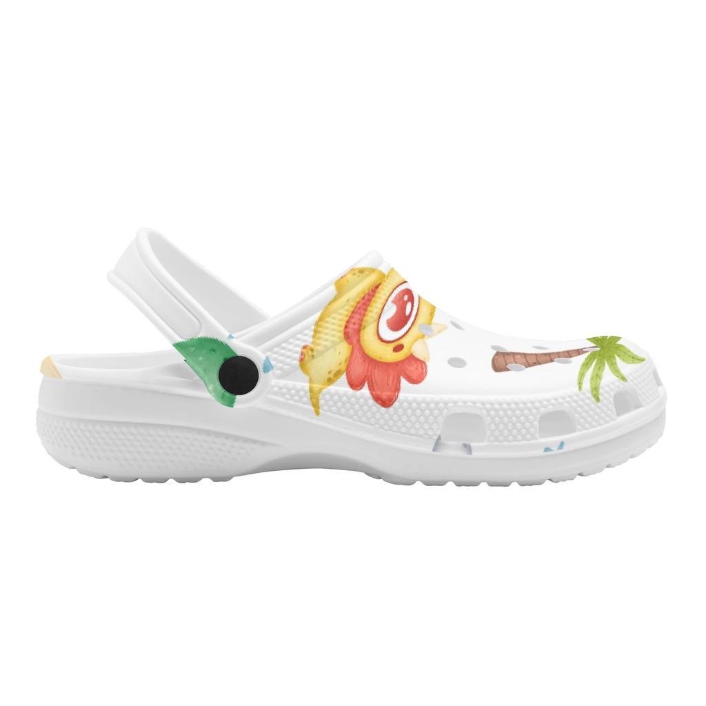 Adult Unisex Art Printed EVA Casual Clogs Lightweight Flexible Slip On Soft Shoes Lightweight Summer Sandals Daily Walking