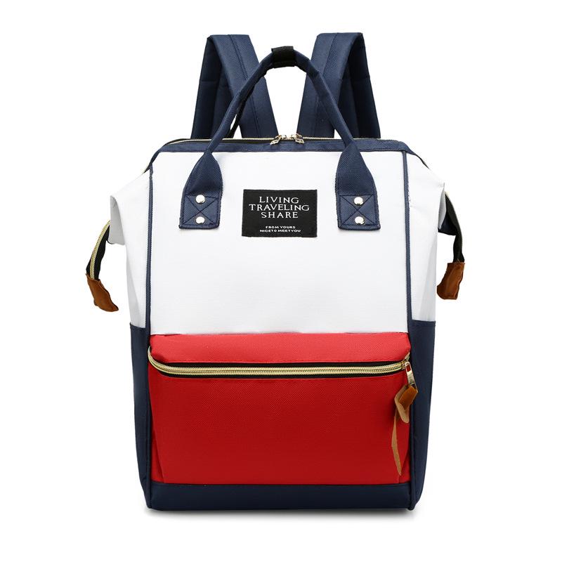 Batoh z plátna s velkým ocelovým klipem v japonském stylu pro ženy a studenty