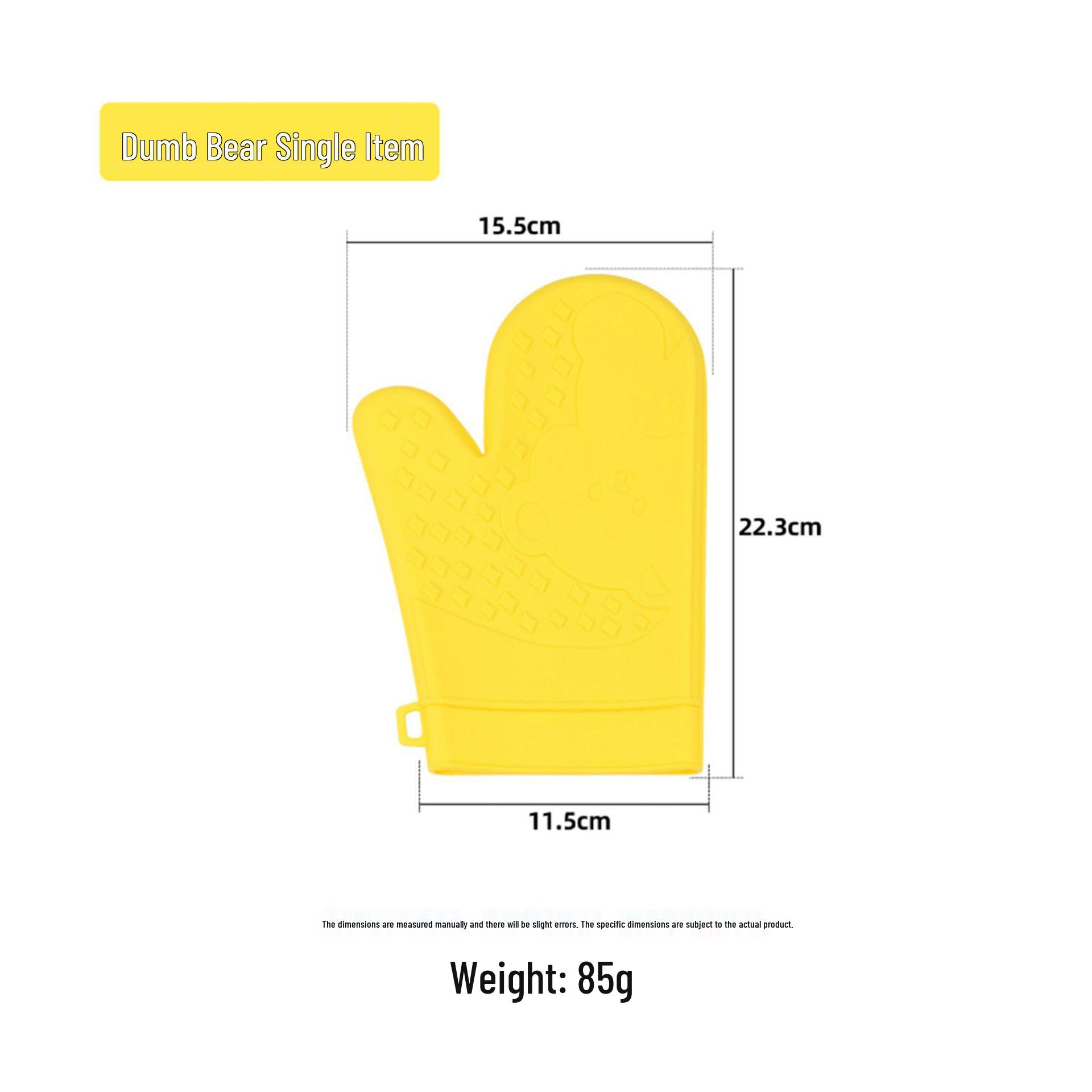 Silicone Heat-Resistant Oven Mitts and Pot Holders
