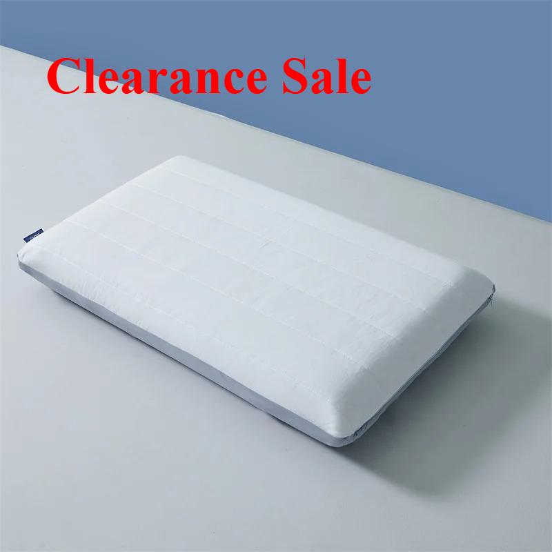 2025 New Double Core Zero Pressure Memory Cotton Neck Pillow, Hotel Deep Sleeping Pillow Slow Rebound Pillow