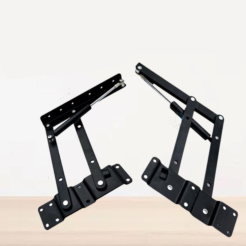 2 ks/sada DIY Zvedací Pružinový Pant Zvedací Deska Stolu Sklápěcí Mechanismus Kování Nábytkový Zvedák Sklápěcí Skříňový Pant