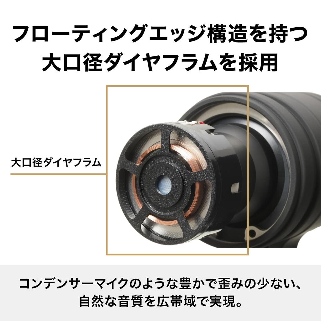 BP40 Dynamic XLR Large for and Black Audio-Technica Microphone, Supercardioid, Diaphragm, DTM, Streaming, Recording, Narration, Podcasts, Audiobooks,