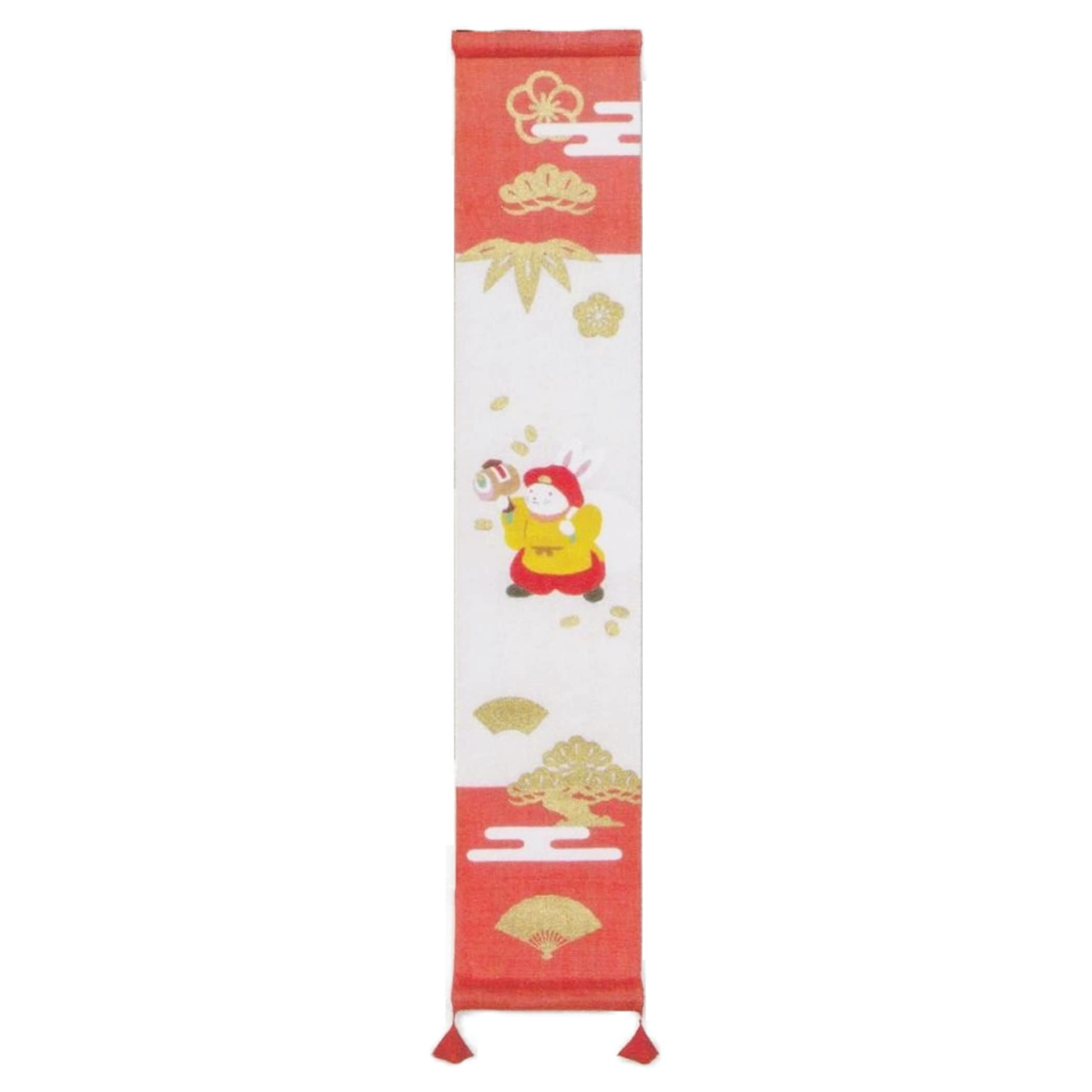 

Киото Ракушиан Мини Гобелен Люсье Япония Льняной Материал Льняной Мини Гобелен Подвесной Свиток Мини Подвесной Свиток Внутренний Дисплей [Дайкоку Кролик]