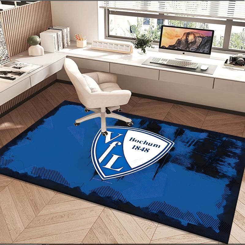 1PC rug Bochum Crest Carpet, Chair Rug,Area Rug for Office Bedroom living rooms bedroom, Doormat decor Christmas fan gifts