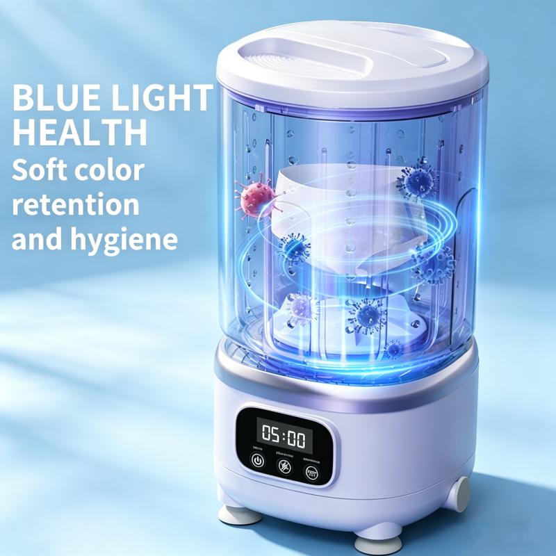 Xiaomi 2L Wireless Mini Charging Washing Machine Single Load for Underwear Socks Pet Clothes Portable Compact Laundry Appliance