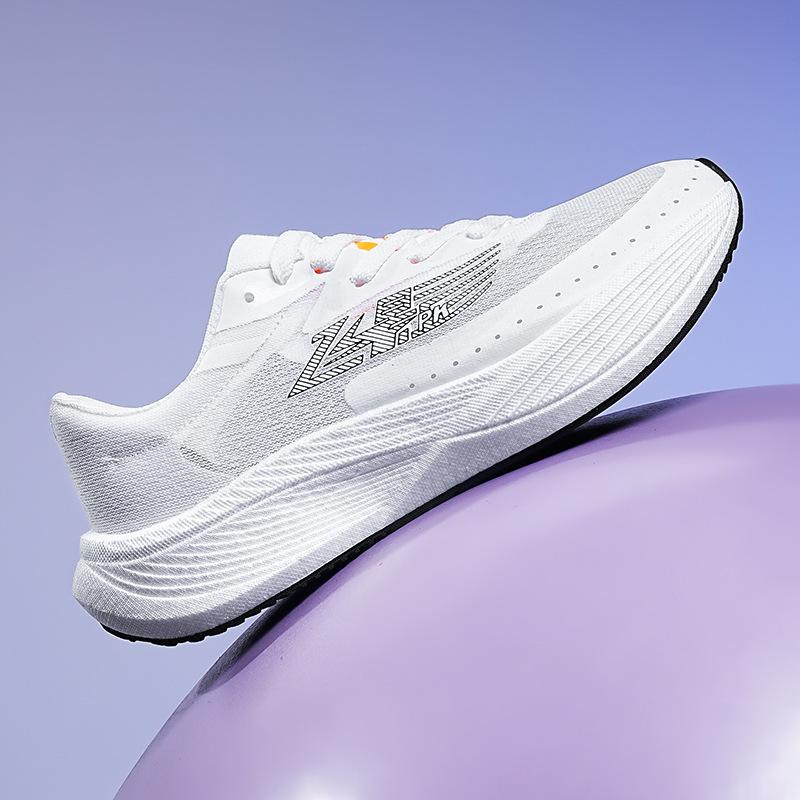 

Guochao popcorn ultra-light breathable shock absorption rebound professional marathon running shoes male and female students racing sports shoes 44