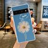 For Google Pixel 10 Pro Clear Phone Case Pixel 9 Pro XL Pixel 8 Pro 9A 8A 7A 7 6A 6 Pro Cover Stylish Flower Patterned Design