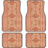 Car Floor Mats Set Of 4, Oriental Turkish Persian Carpet Front And Back Rug Mats Decorative Universal For Cars SUV Trucks Vans