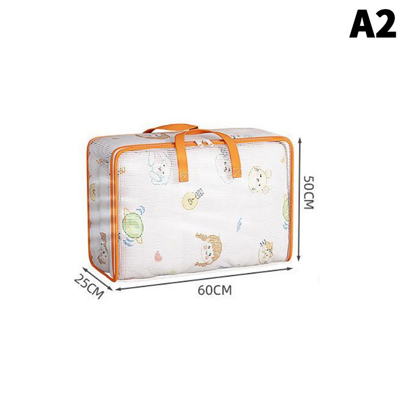 Großes Fassungsvermögen Haushalts-Kleiderorganisatoren Aufbewahrungstasche Schlafzimmer Kleidung Bettdecken Behälter Tragbar Zurück zur Schule Pakettasche