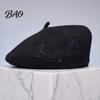 Durable Fabric Patches 2PCS Halloween Bat Embroidered Patch, Lace Gothic Wing Design Long-lasting DIY Clothing Badges, for Backpacks Jeans Jackets