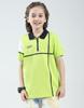 Boys Solid Collar Neck Tshirt