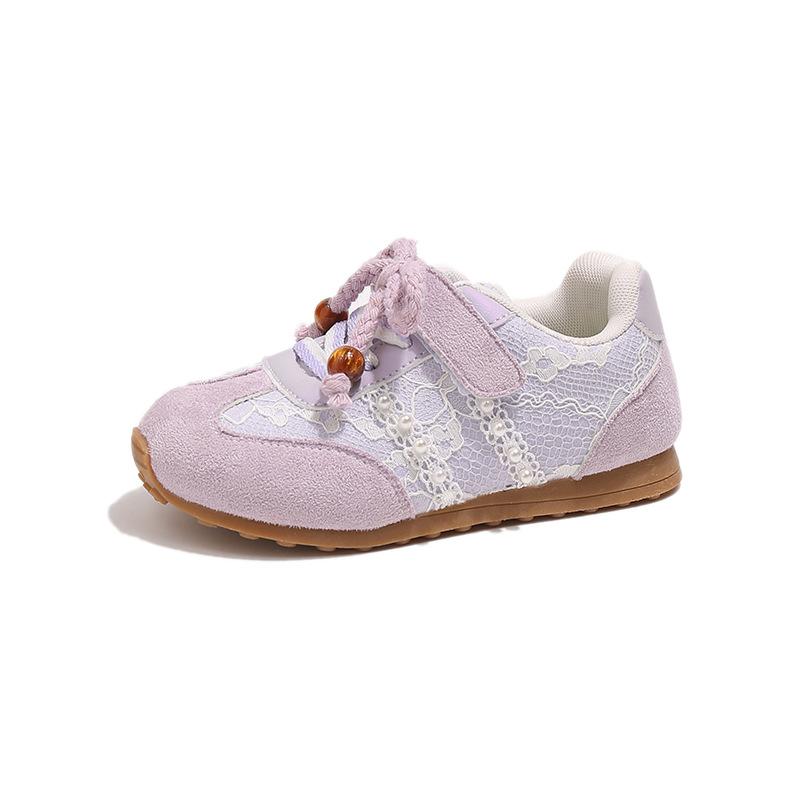 

Purple Cute Soft Children s Sneakers, Fashion Grace Pearl Casual Kids Shoes Girls, Comfortable Breathable Fashion Kids Flat Shoe 34 фиолетовый