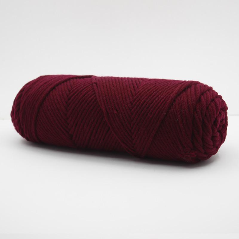 Hand-Knitted Cotton Wool Scarf Yarn for Men & Women, Coarse Wool & Milk Cotton Material, Worsted Crochet.