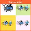 Creative Cartoon Underwater Animal Whale Brooch Unique Geometric Design For All Styles