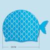 1Pcs Mermaid Tail Children Swimming Cap Silicone Waterproof Cartoon Kids Girls Swim Hat Free-diving Surfing Swimming Accesories