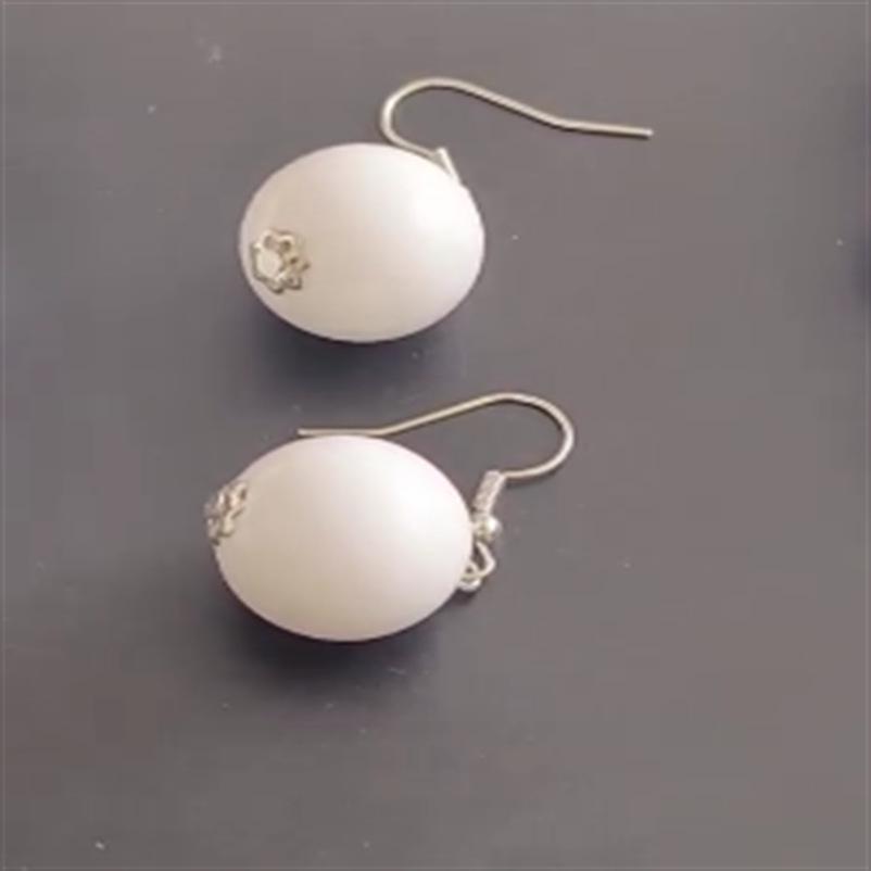 Vintage Weißes Perlen Schmuckset: Halskette, Armband & Ohrringe