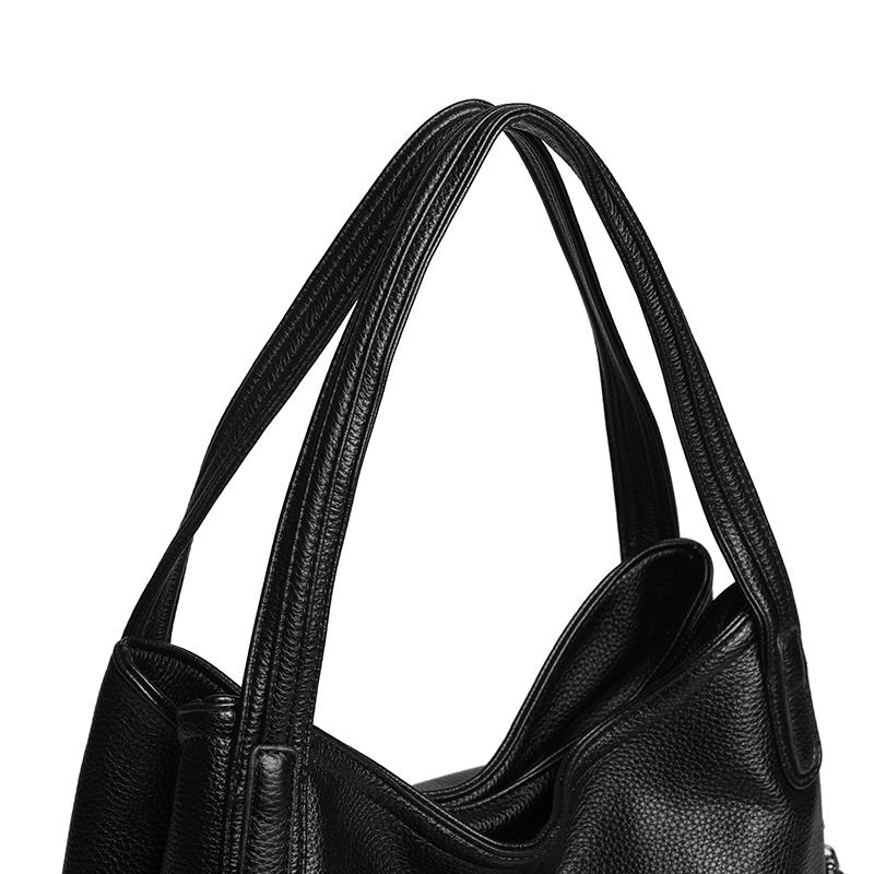 Women PU Leather Hobo Shoulder Bag Large Capacity Soft Handbag Fashion Casual Top‑handle Tote Bag Multi‑pocket Daily Shopping Work Hand Bag For