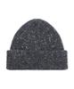 GLACK Gc070 Sunflare Heathered Knit Beanie (Black)