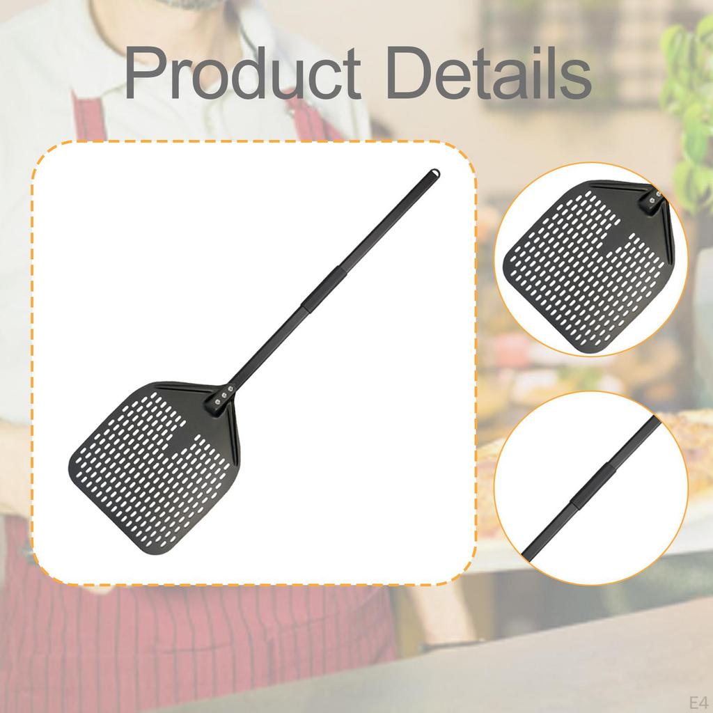 Aluminum Alloy Pizza Peel Kitchen Baking Tool Portable Cutting Board Paddle for Bread