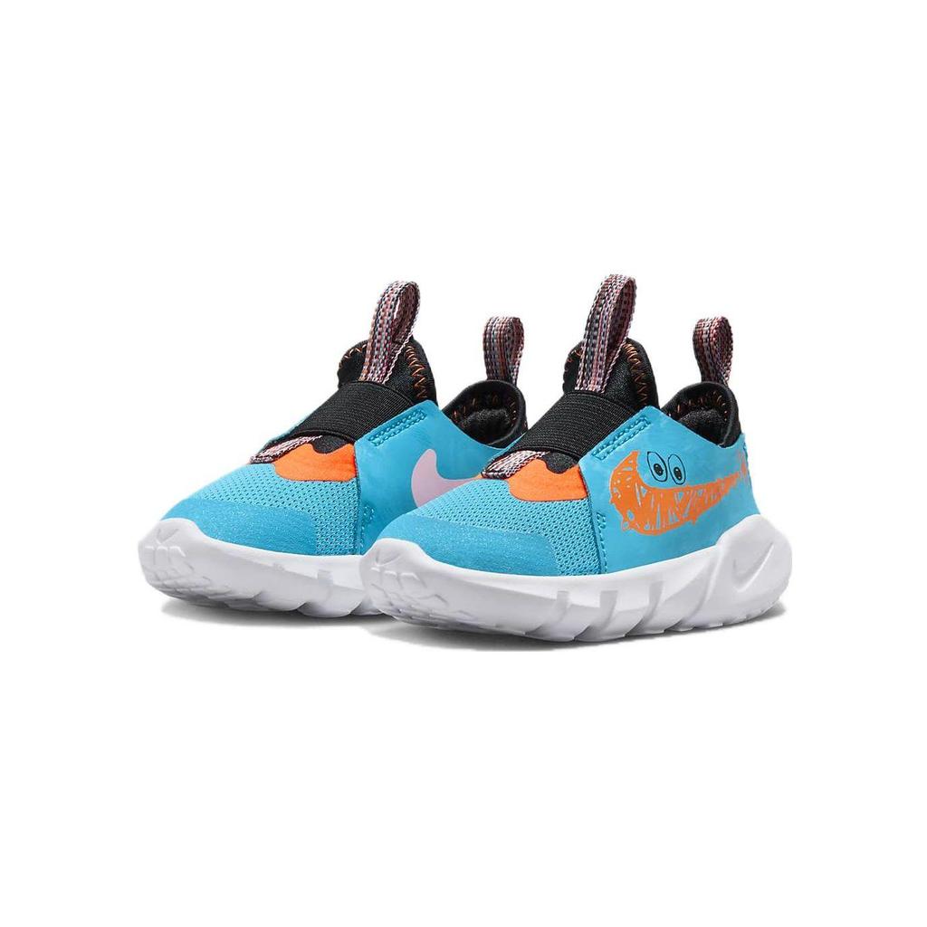 Nike Flex Runner 2 Lil Toddler's Blue Lightning Black White Total Orange FV6667-400