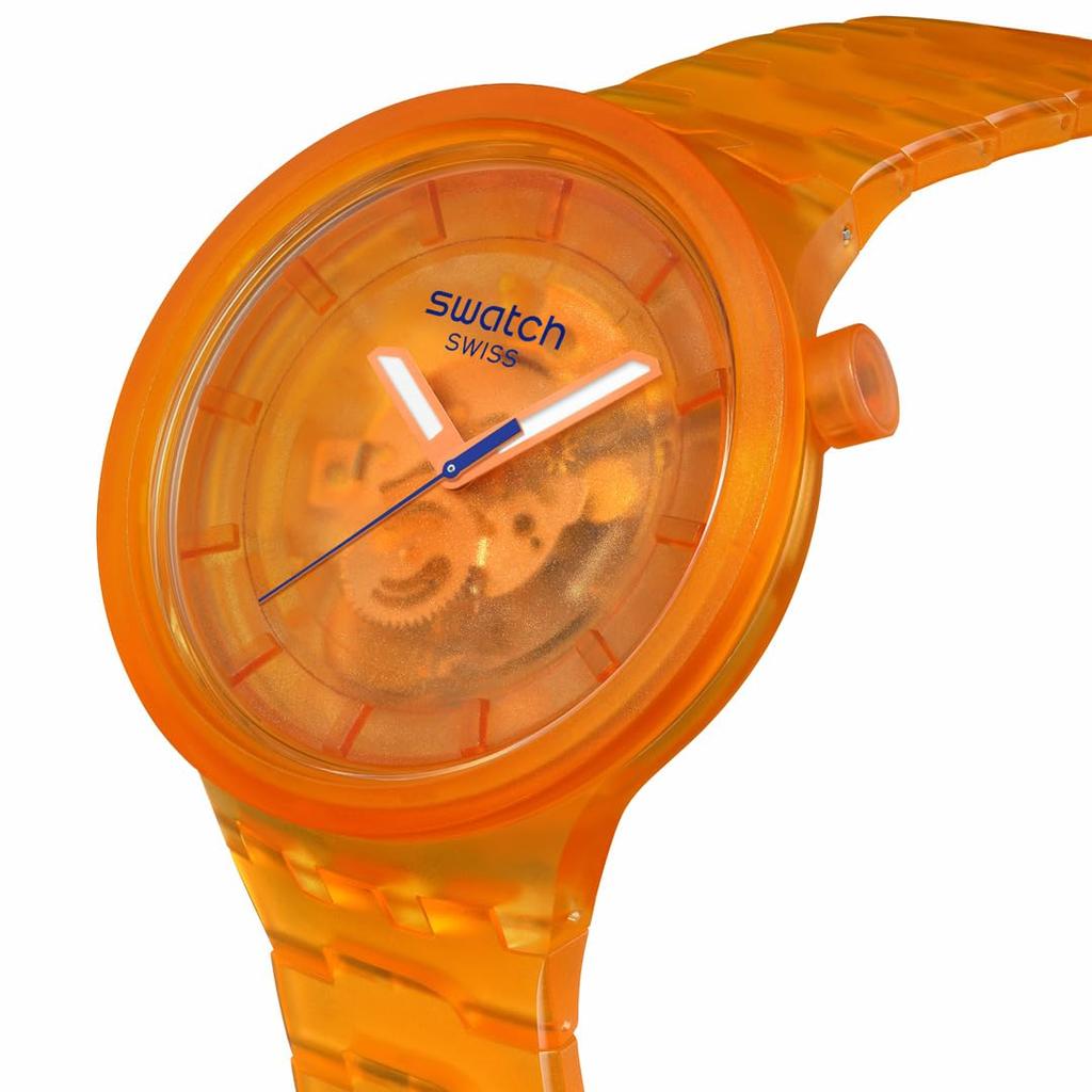 Swatch ORANGE JOY SB05O103 Orange Wristwatch,