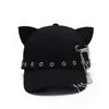 Hiphop Cat Ear Baseball Cap Pin Peaked Cap Fashion Sunscreen Hat Street