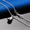 925 Sterling Silver 16-30 Inch Exquisite Water Droplet Pendant Necklace for Women's Wedding Fashion Accessories Jewelry