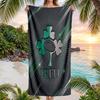 Ireland Rugby Fashion Beach Towel Portable Soft Quick Dry Towel For Swimming Camping Holiday Use