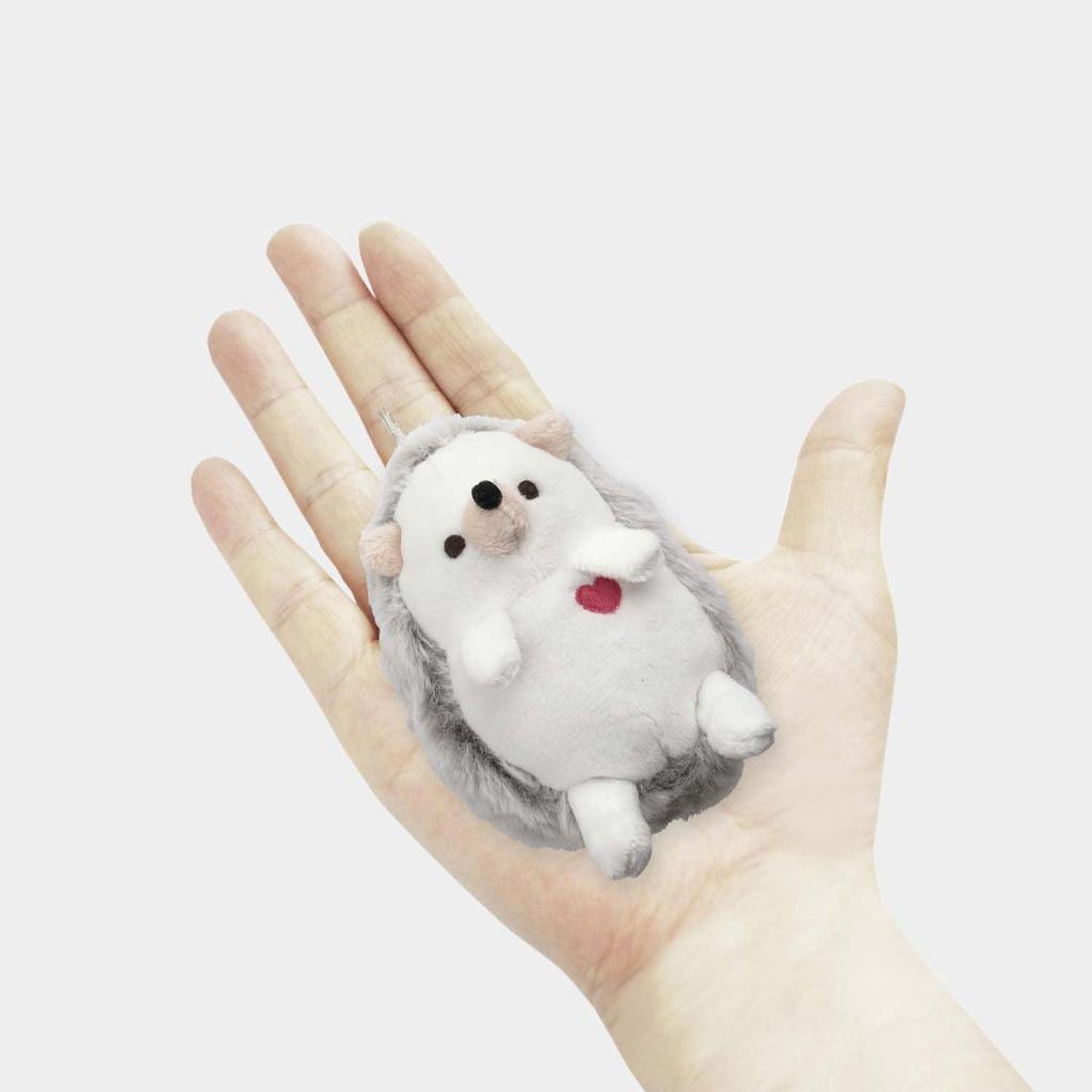Skater Plush Ball Chain Mascot Pompon's Hedgehog ZBCM1-A