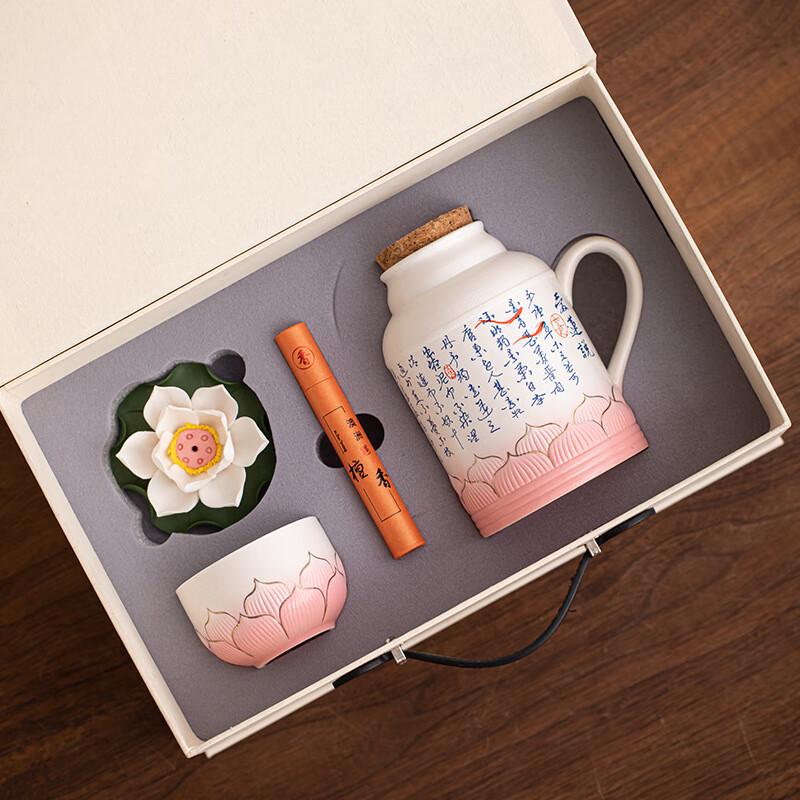 Bai Zi En Insulated Tea Cup with Lid