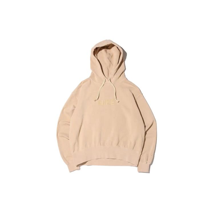 (WMNS) Nike Sportswear Embroidery Logo Hoodie Beige Women s DD5725-224 L
