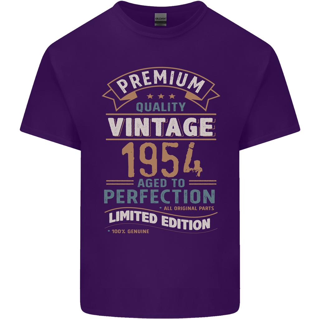 Premium Vintage 72nd Birthday 1954 Unisexs Light Cotton TShirt