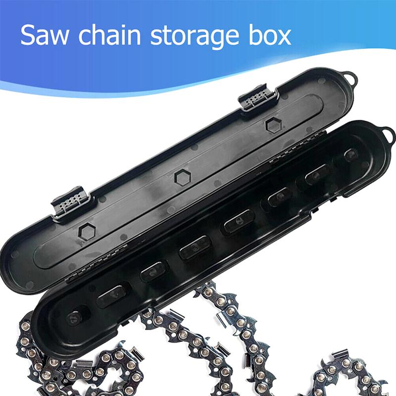 

Chain Saw Chain Storage Box Dust Proof Hardware Chain Storage Box Storage Box Storage Box чорний